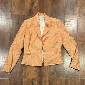 Orange Carolina Herrera New York silk  Blazer